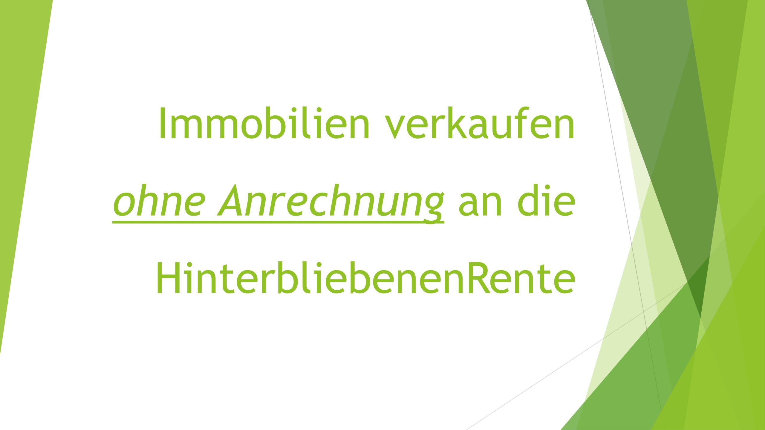 Immobilien verkaufen ohne Anrechnung Immobilien verkaufen ohne Anrechnung