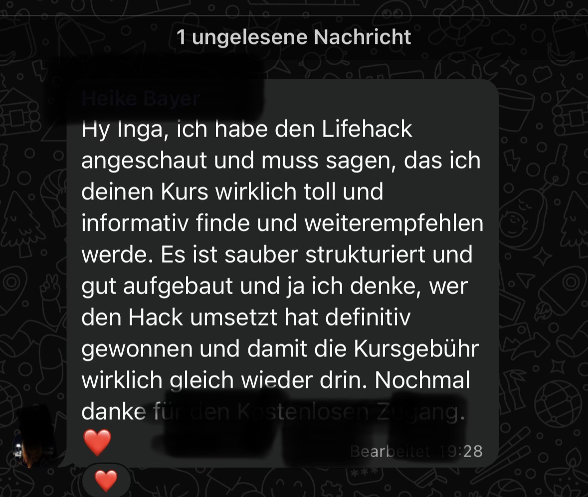 Rezension_Videokurs Lifehack_2